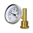 FERRO termometar 63 mm, 0–120 °C, 1/2", stražnji priključak